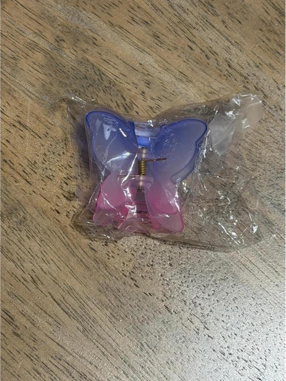 Butterfly hair clip new never used